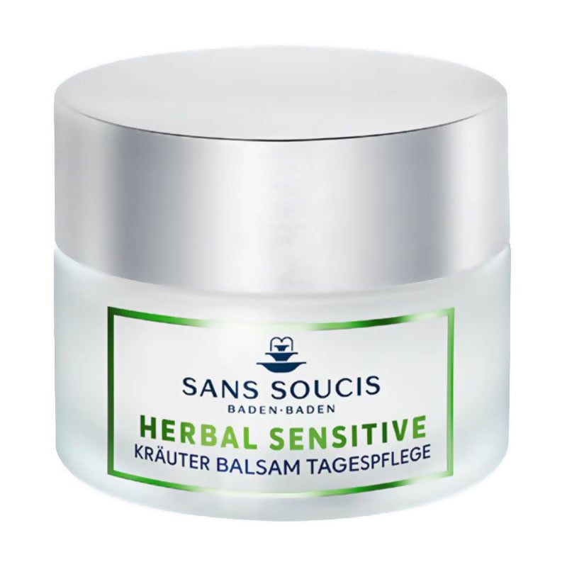 Денний бальзам для обличчя Sans Soucis Herbal Sensitive Day Balm для чутливої та сухої шкіри, 50 мл