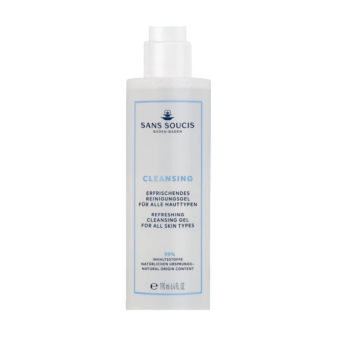 Освіжальний гель для вмивання Sans Soucis Refreshing Cleansing Gel, 190 мл